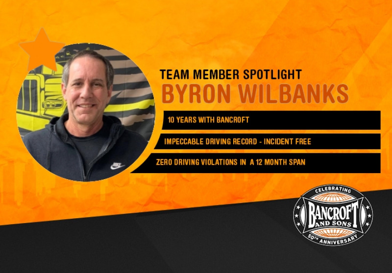 Driver Spotlight - Byron Wilbanks
